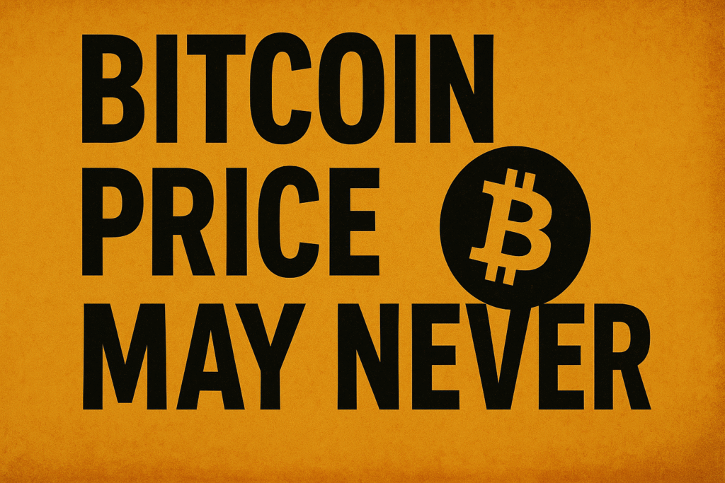 Bitcoin Price May Never
