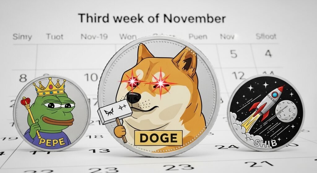 3 Meme Coins To Watch In The Third Week Of November 3 Meme Coins