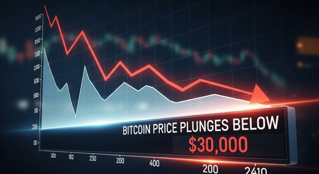 Bitcoin Price Plunges Below