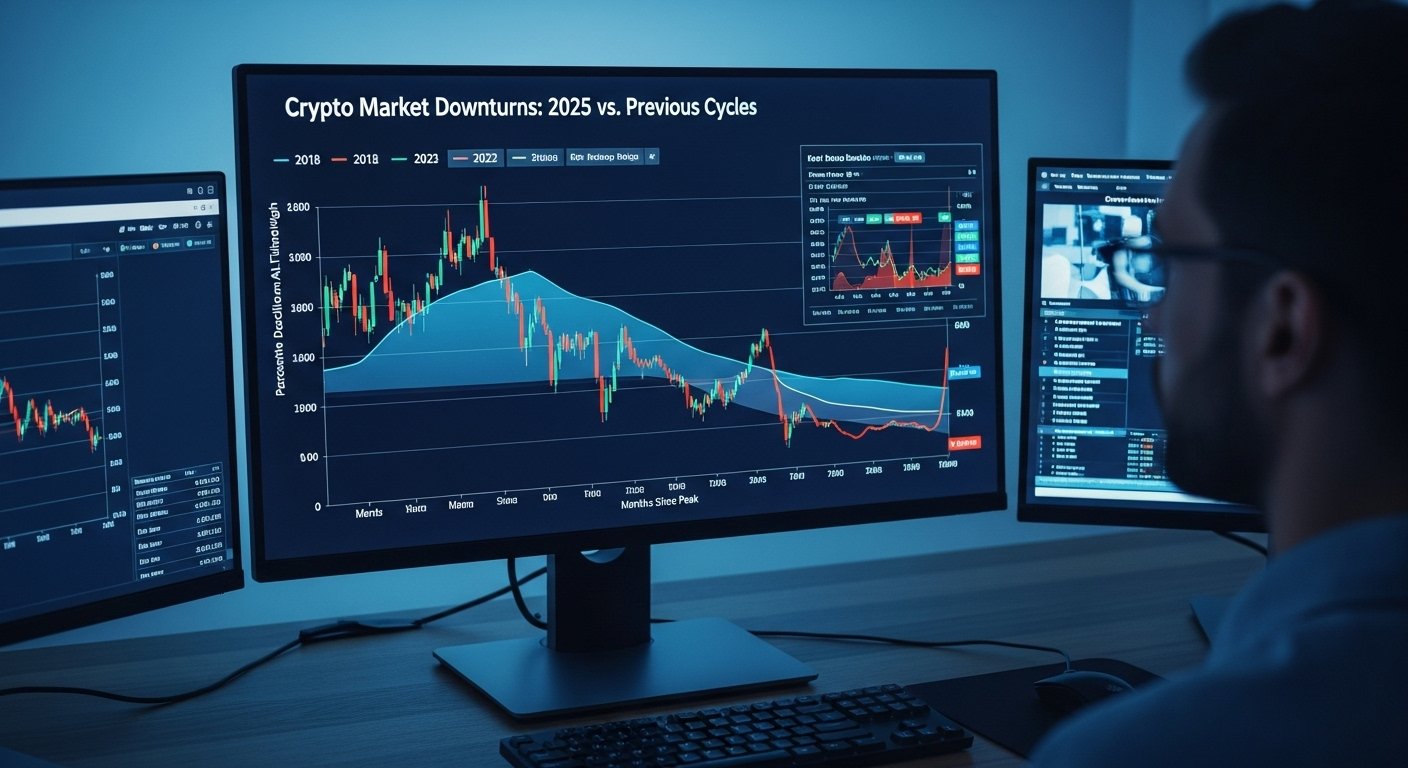 How 2025’s Decline Compares to Previous Crypto Market Downturns