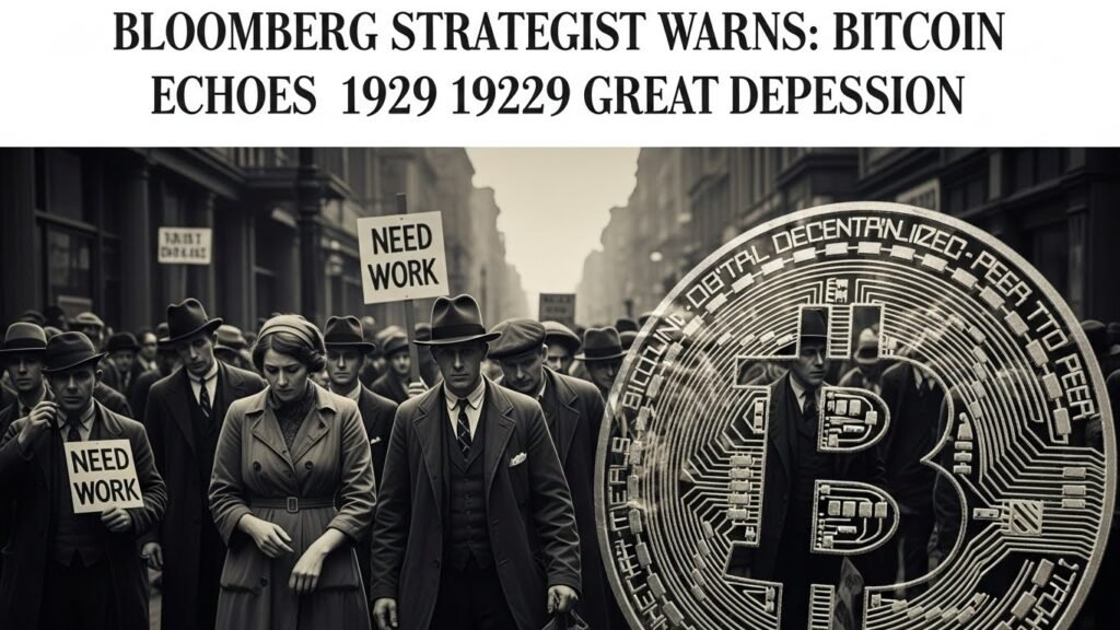 Bitcoin 1929 Great Depression Warning From Bloomberg Strategist