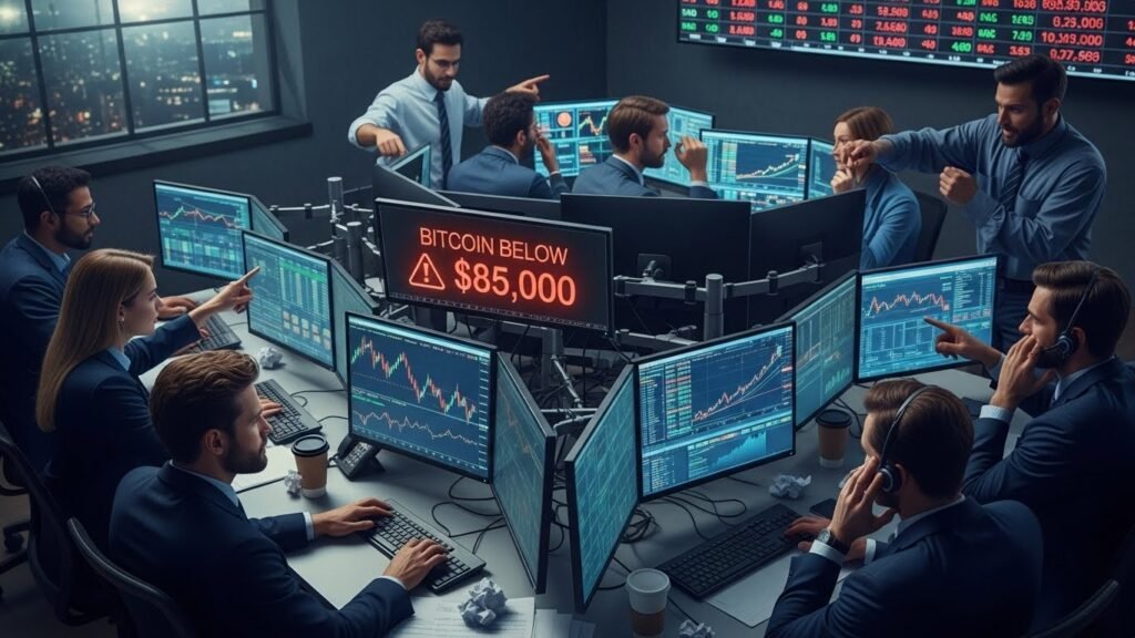 Derivatives Traders Hedge Bitcoin Sliding Below $85,000