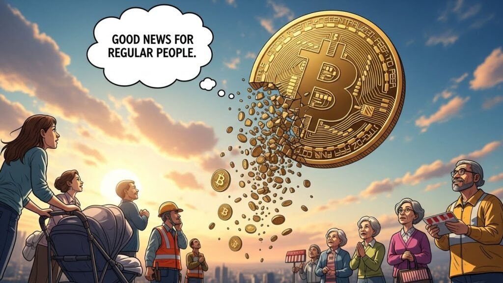 Bitcoin Crashing Economist Says Good News for Regular People