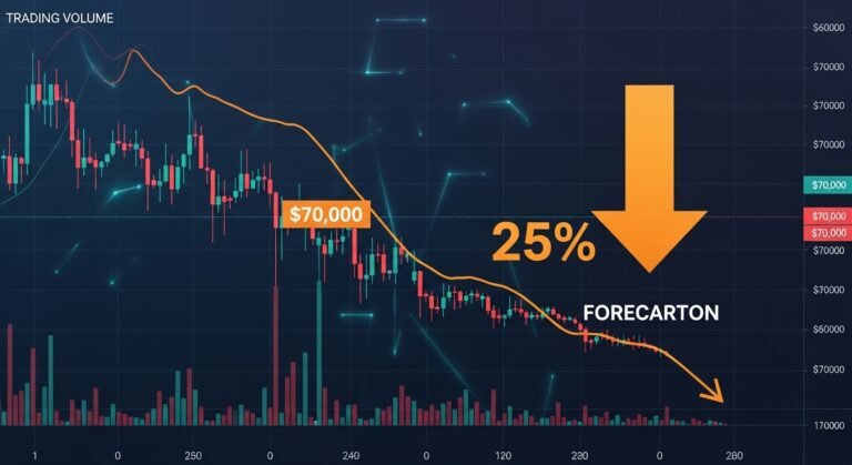 Bitcoin Price Prediction Shows BTC May Fall 25% Below $70K