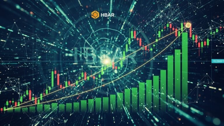 HBAR Price Retests Fibonacci Support as Bullish Volume Builds