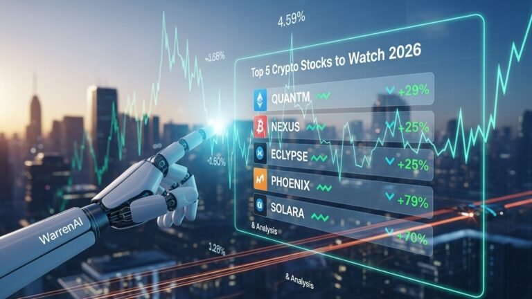 Top 5 Crypto Stocks to Watch 2026: WarrenAI Picks & Analysis Top 5 Crypto Stocks to Watch 2026 WarrenAI Picks & Analysis