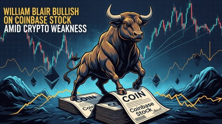William Blair Bullish on Coinbase Stock Amid Crypto Weakness William Blair Bullish on Coinbase Stock Amid Crypto Weakness