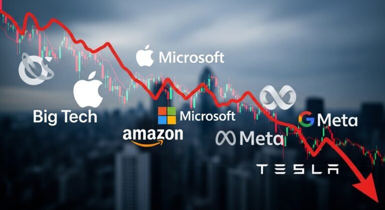 Big Tech Stocks Pull Wall Street Lower Again Market Analysis