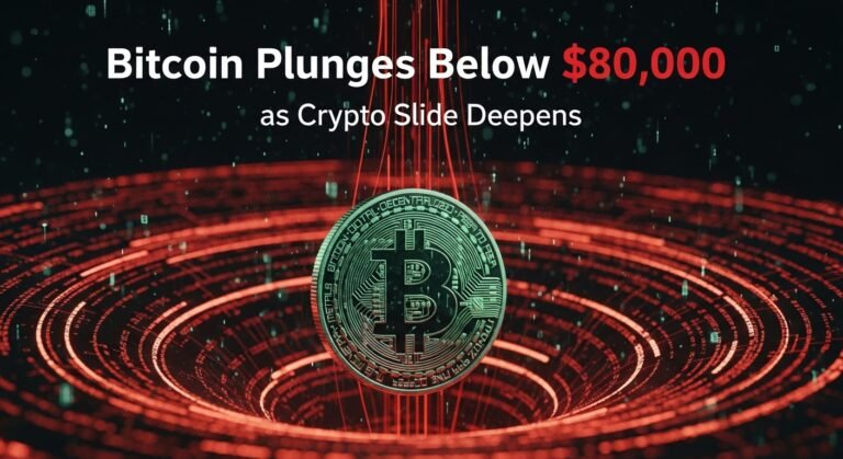 Bitcoin Plunges Below $80,000 as Crypto Slide Deepens