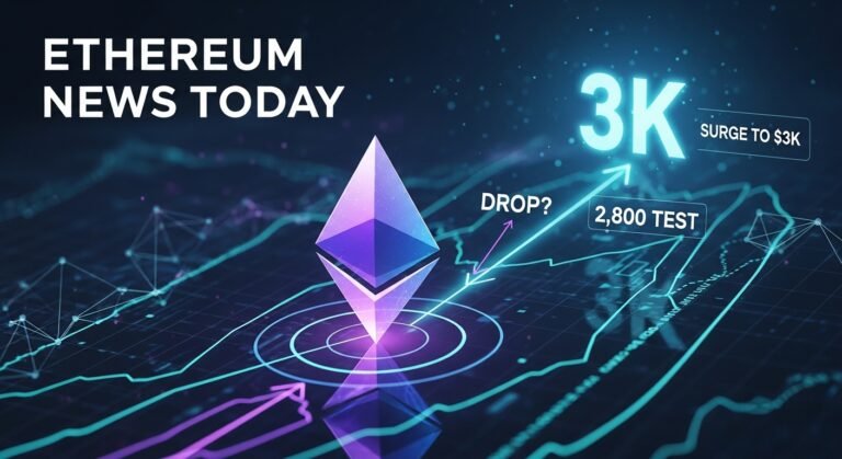 Ethereum News Today: Ethereum Faces $2,800 Test—Surge to $3K or Drop? Ethereum News Today Ethereum Faces $2,800 Test—Surge to $3K or Drop