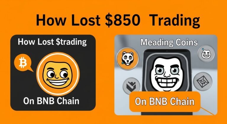 How I Lost $850 Trading Meme Coins On BNB Chain